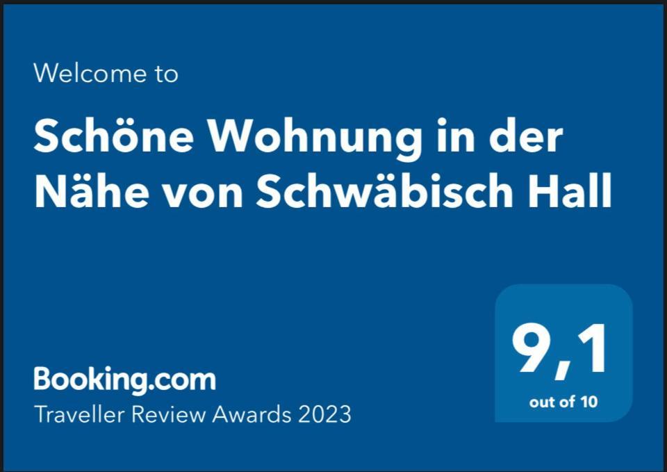 Schoene Wohnung In Der Naehe Von Schwaebisch Hall Rieden  Экстерьер фото